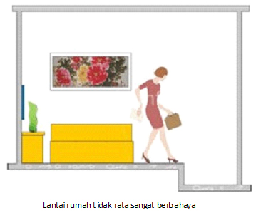lantai tidak rata